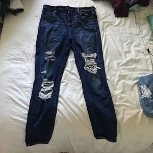 American Eagle ripped skinny jeans
